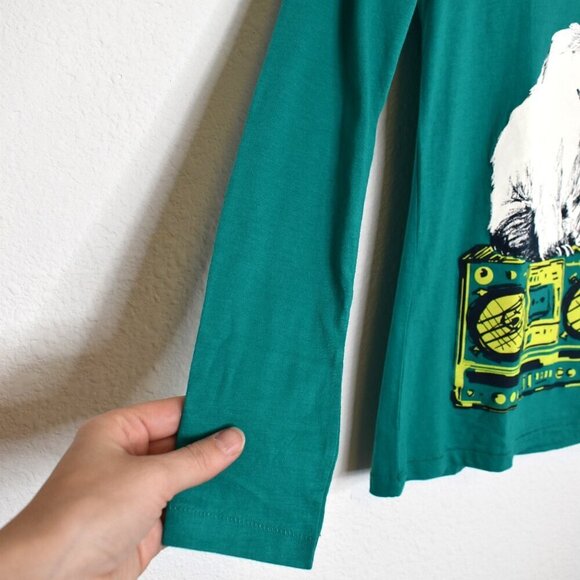 Arizona Polar Bear Graphic Long Sleeve Top Baselayer Sz M Christmas Holiday - Picture 4 of 11